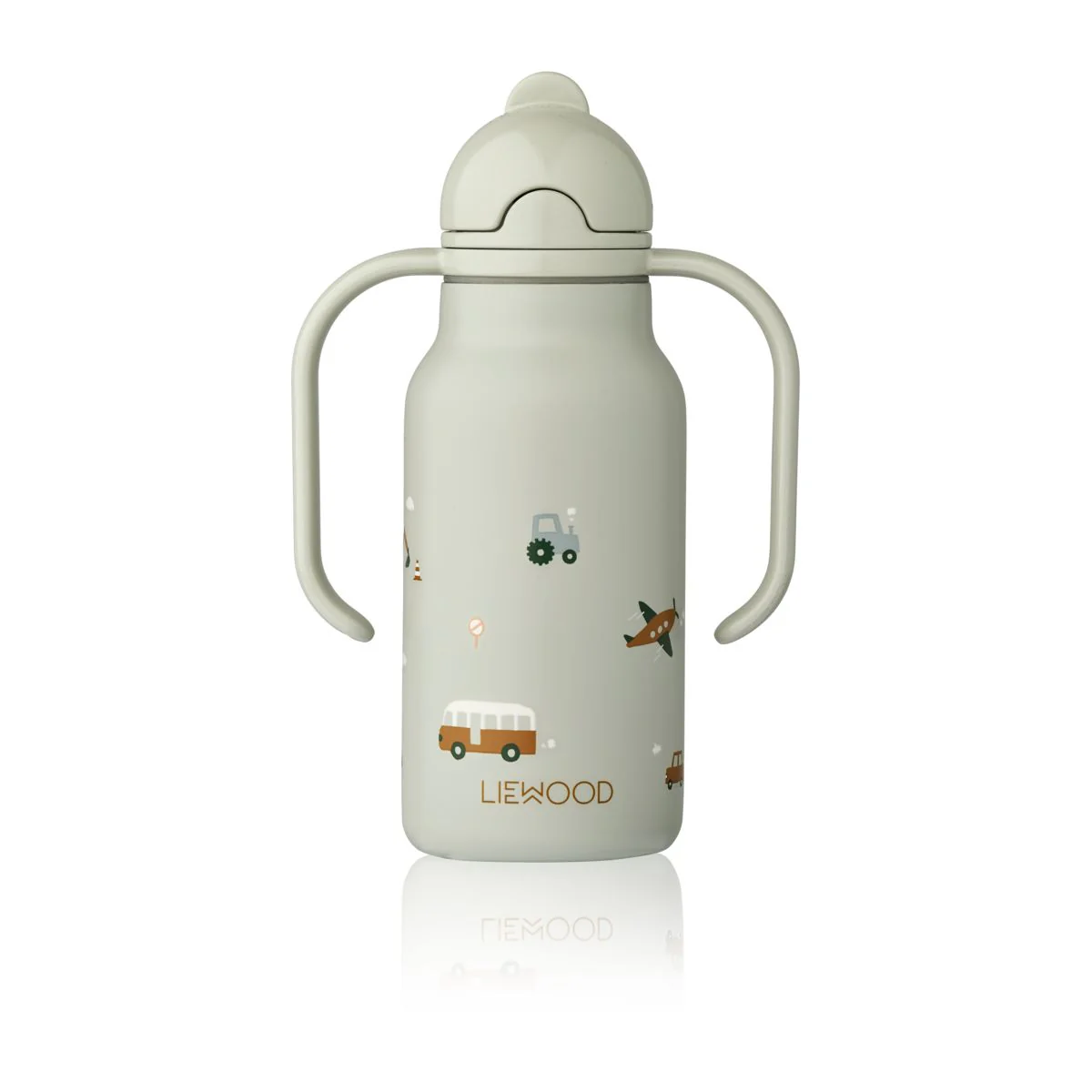 Gourde en acier Kimmie 250 ml Vehicles / Dove blue( Liewood)