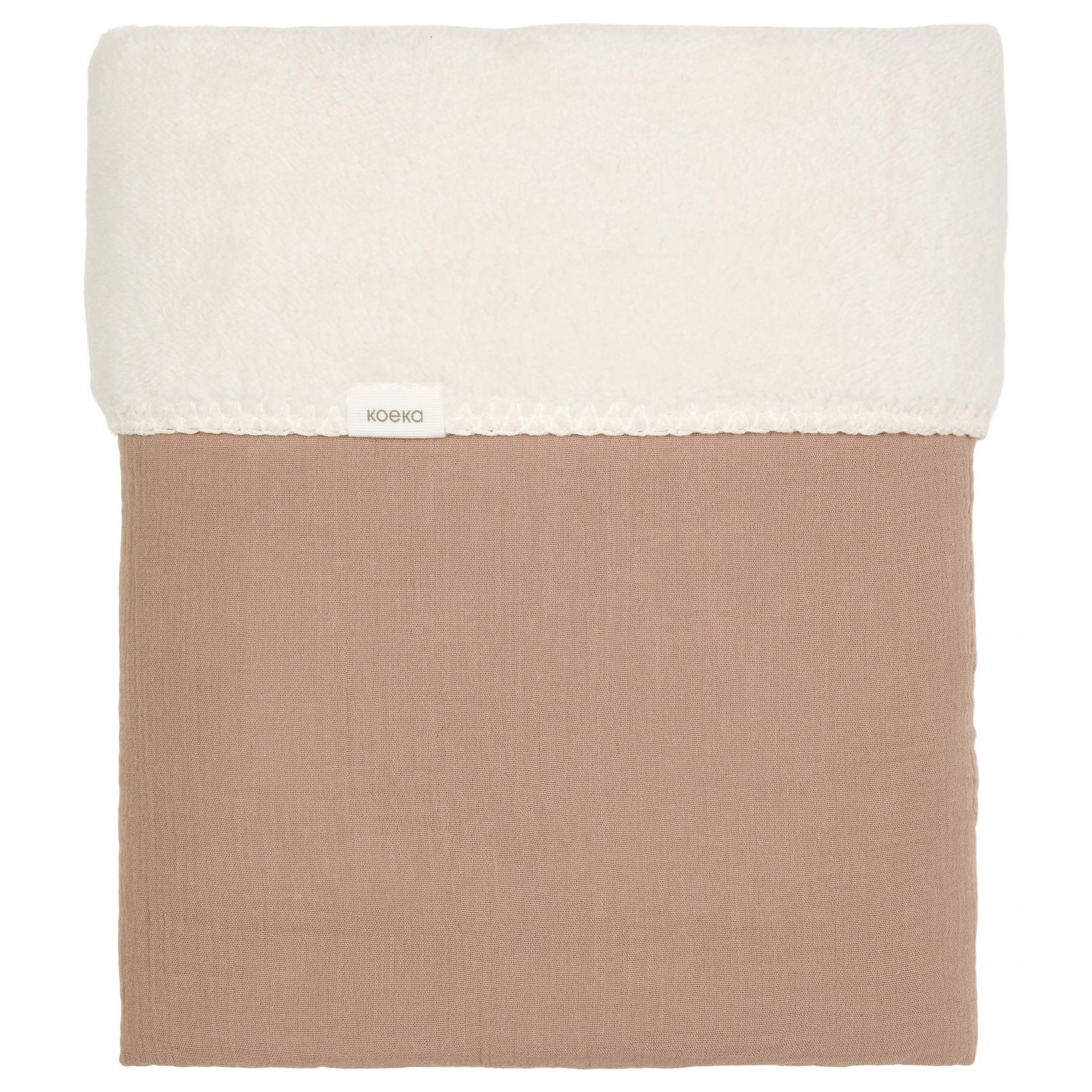 Couverture pour berceau Teddy Faro caffe (Koeka)