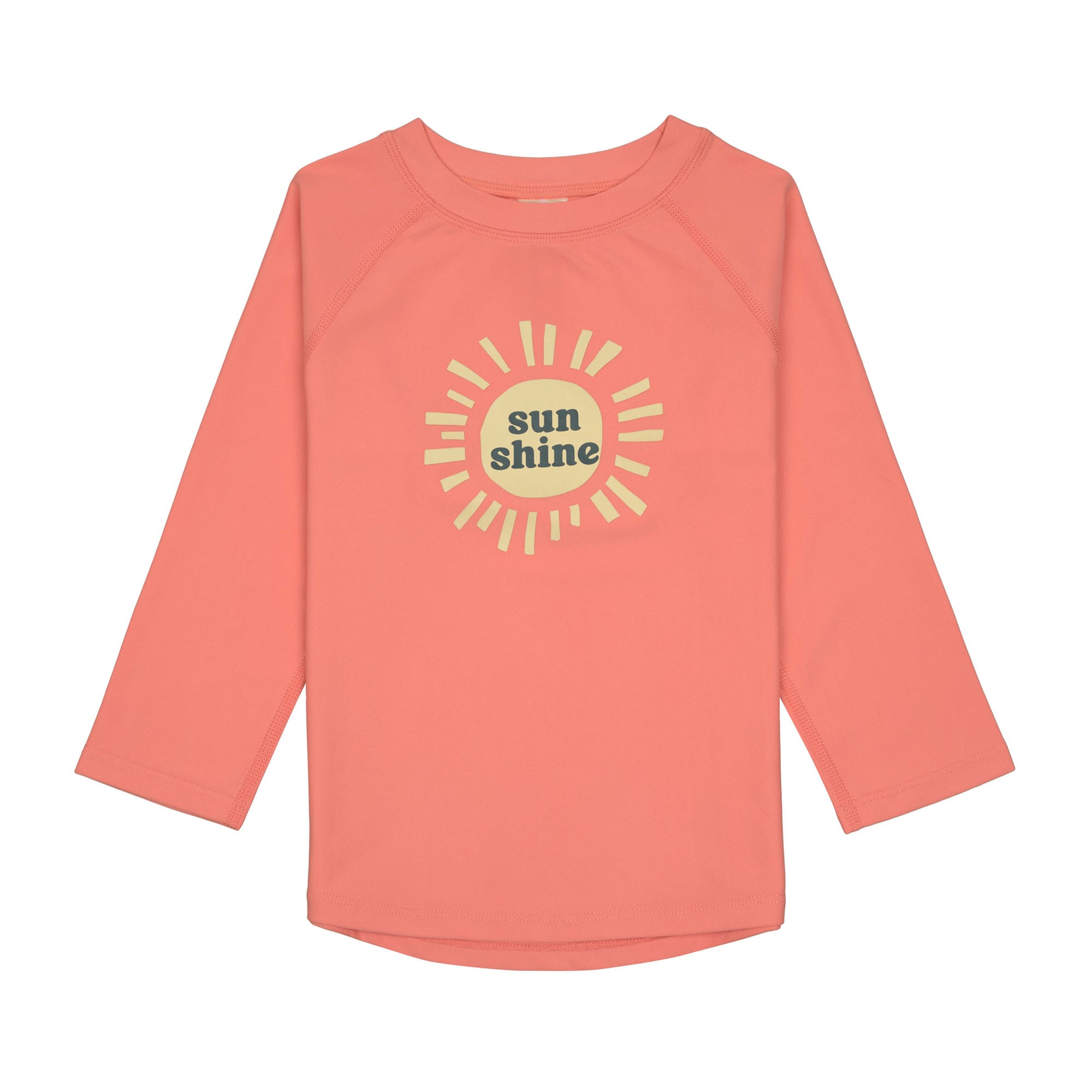 T-shirt de bains à manches longues enfants (anti-UV) - Soleil, corail (Lassig)