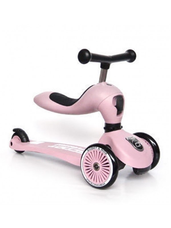 Trottinette 2-en-1 Highwaykick Rose (Scoot and Ride)