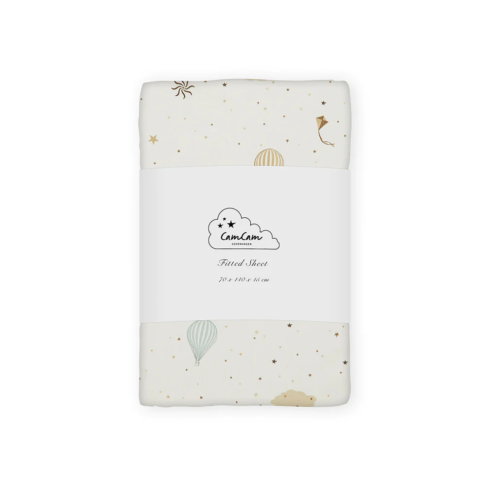 Drap-housse, 70x140x15cm - GOTS Dreamland (CamCam)