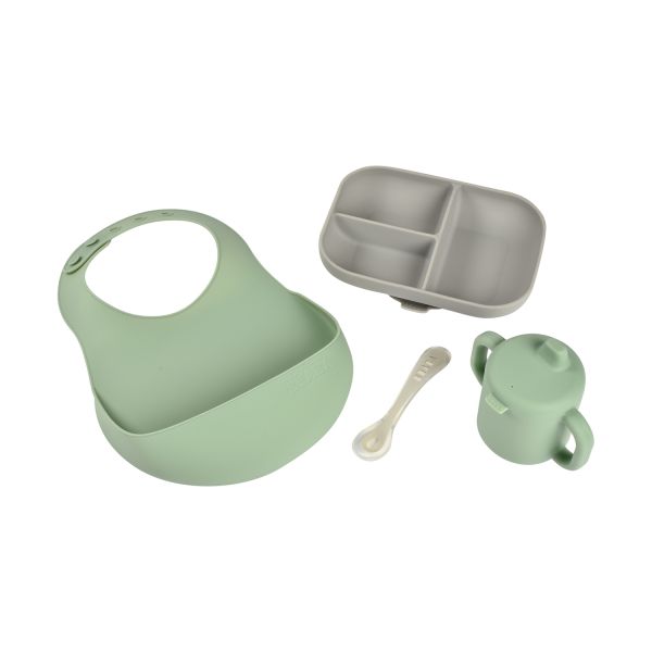Coffret repas silicone Les Essentiels (Beaba)