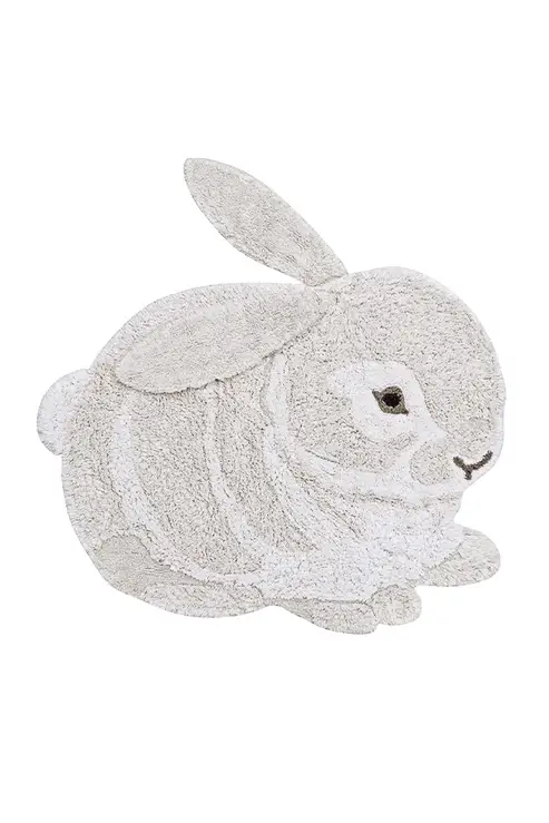 TAPIS LAVABLE EN COTON ANIMAL BUNNY (Lorena Canals)