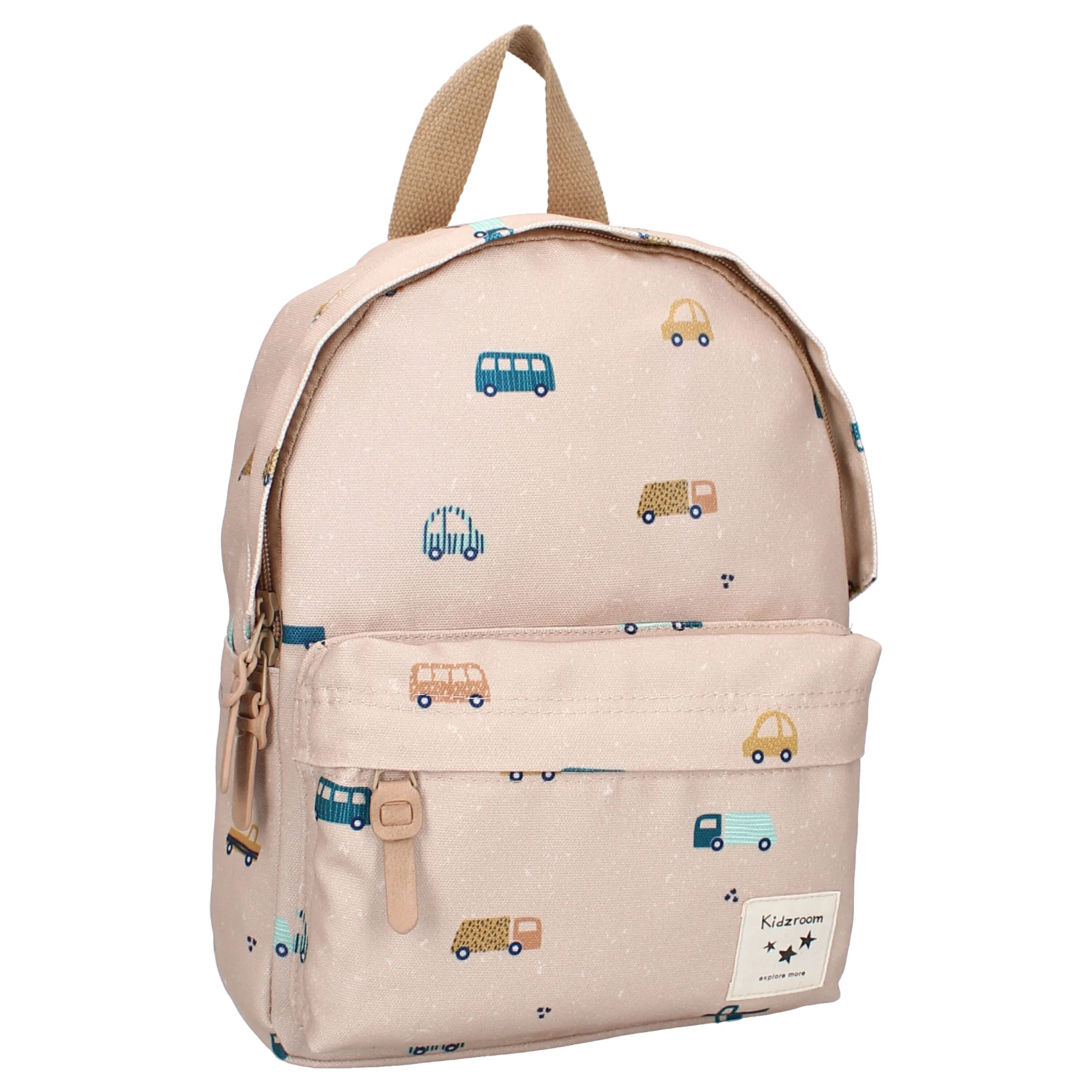 Sac à dos enfant Sweet Cuddles Voitures beige par Kidzroom (BB&CO)