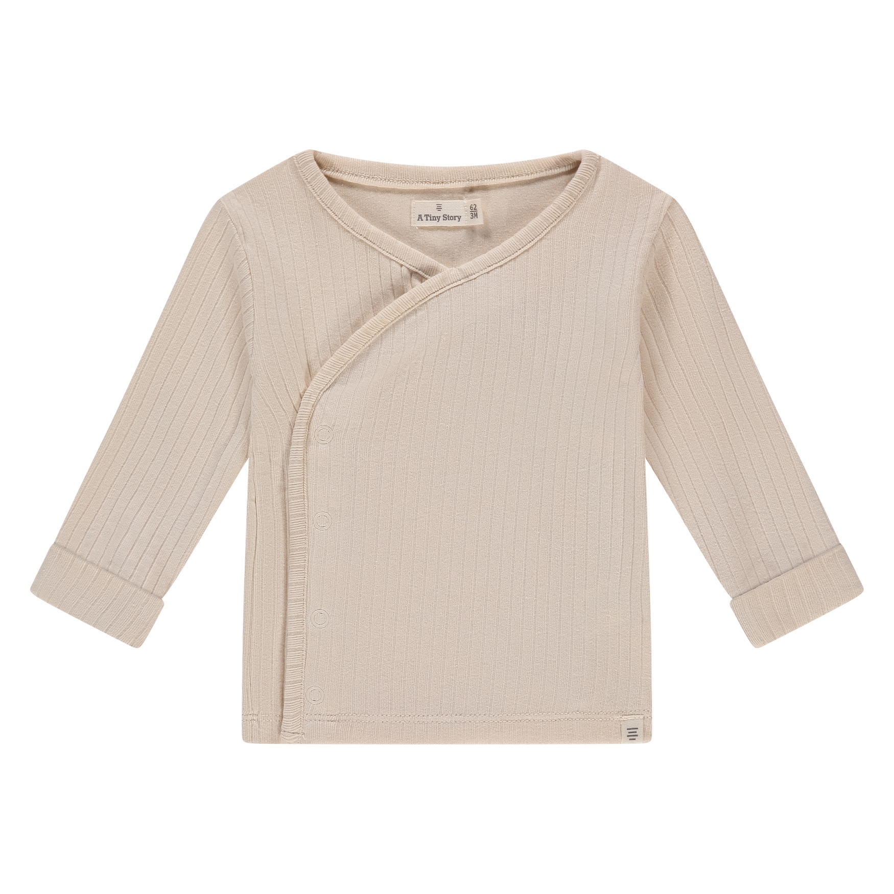 Baby T-shirt longues manches Blanc (Tiny Story AW25)