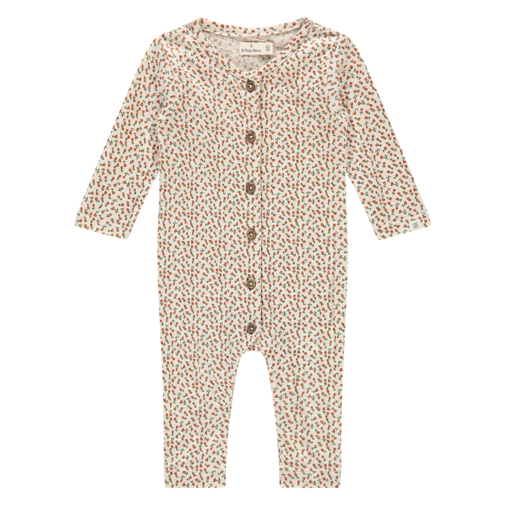 Combi manches longues Fleurs (Tiny Story AW25)