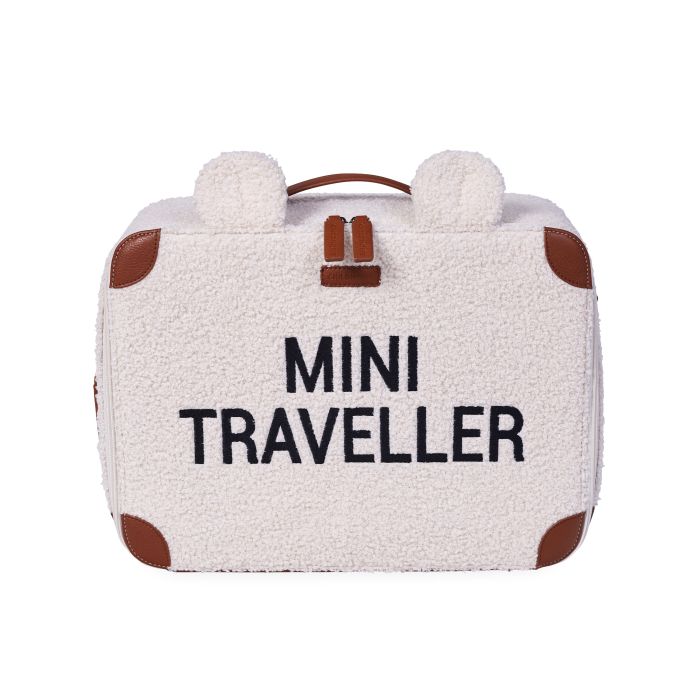 MINI TRAVELLER VALISE ENFANT - TEDDY ECRU (Childhome)