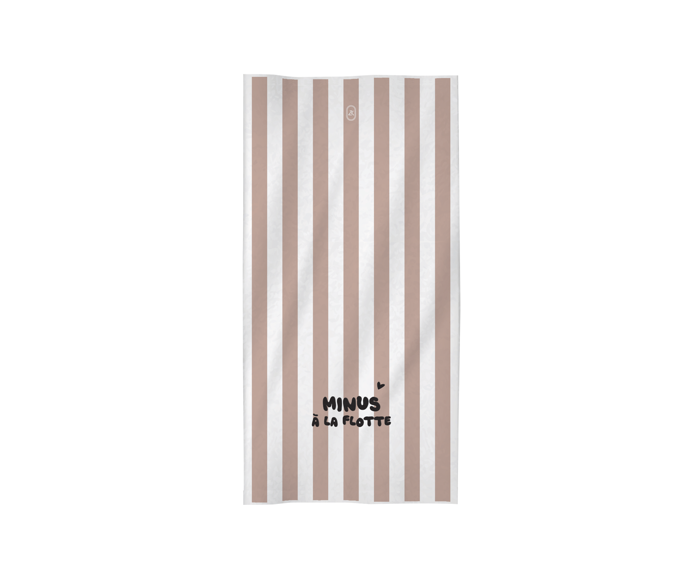 Serviette Minus à la flotte - vert Rayure rose (ZAKUW)