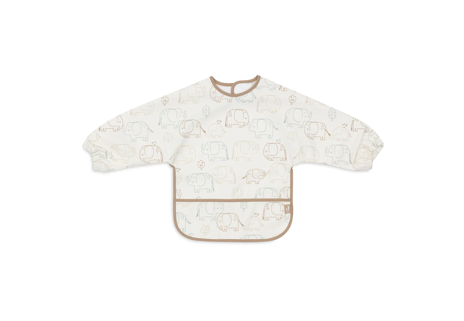 Bavoir à Manches Imperméable - Elephant Tales (Jollein)