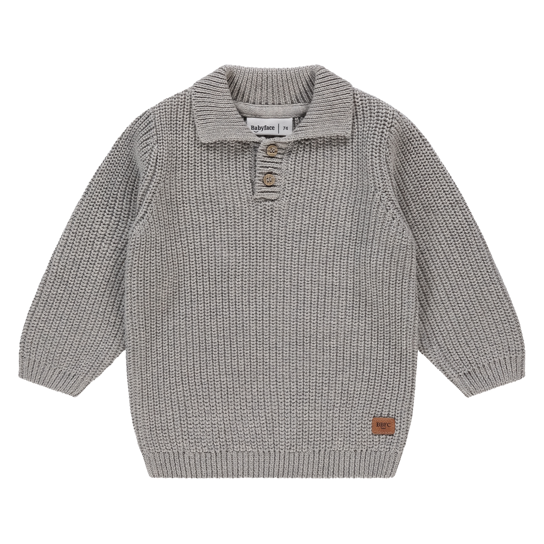 Pantalon Jogg Cargo Grey Melange Bébé Garçon  (Babyface AW25)