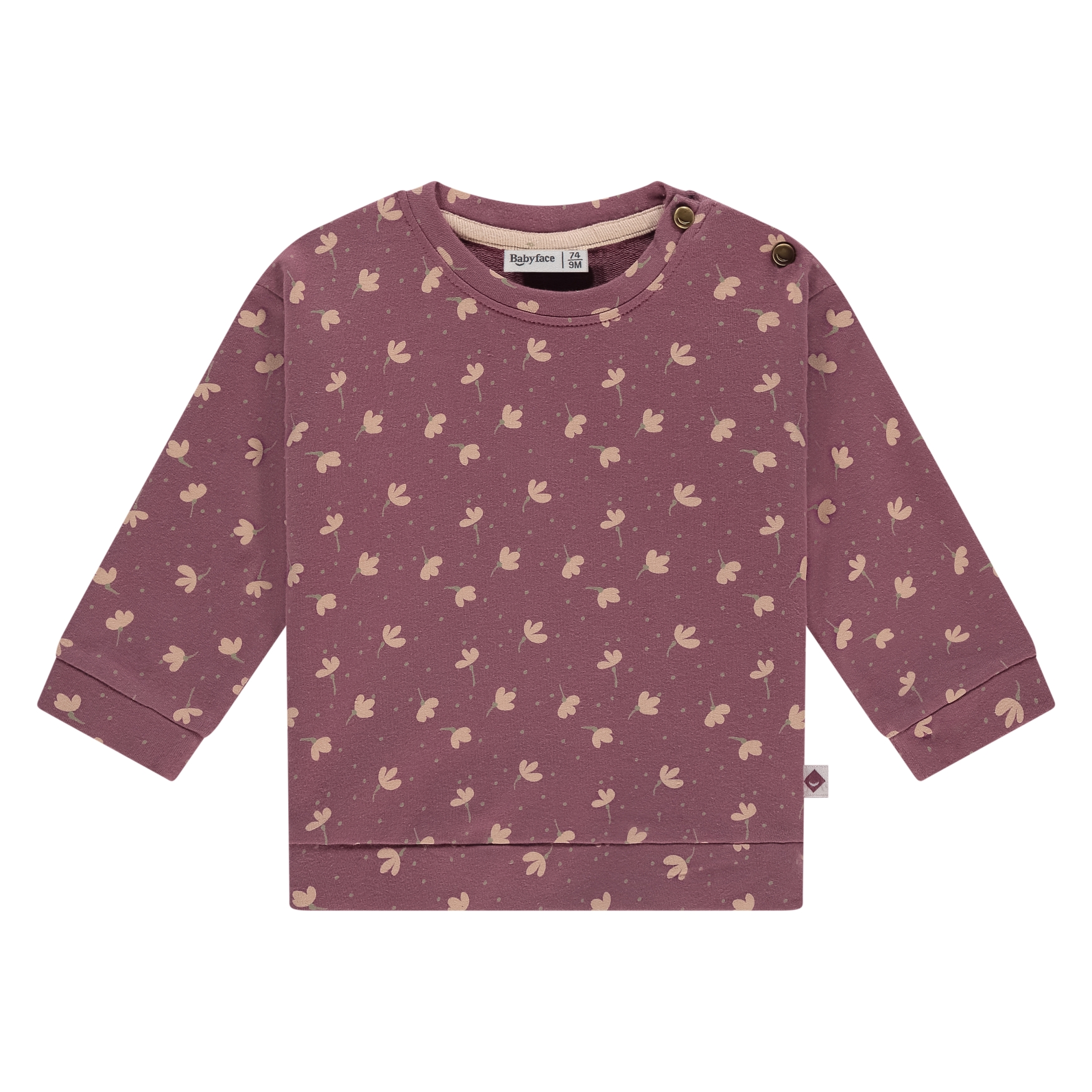 Sweatshirt Bébé Fille Burgundi (Babyface AW25)