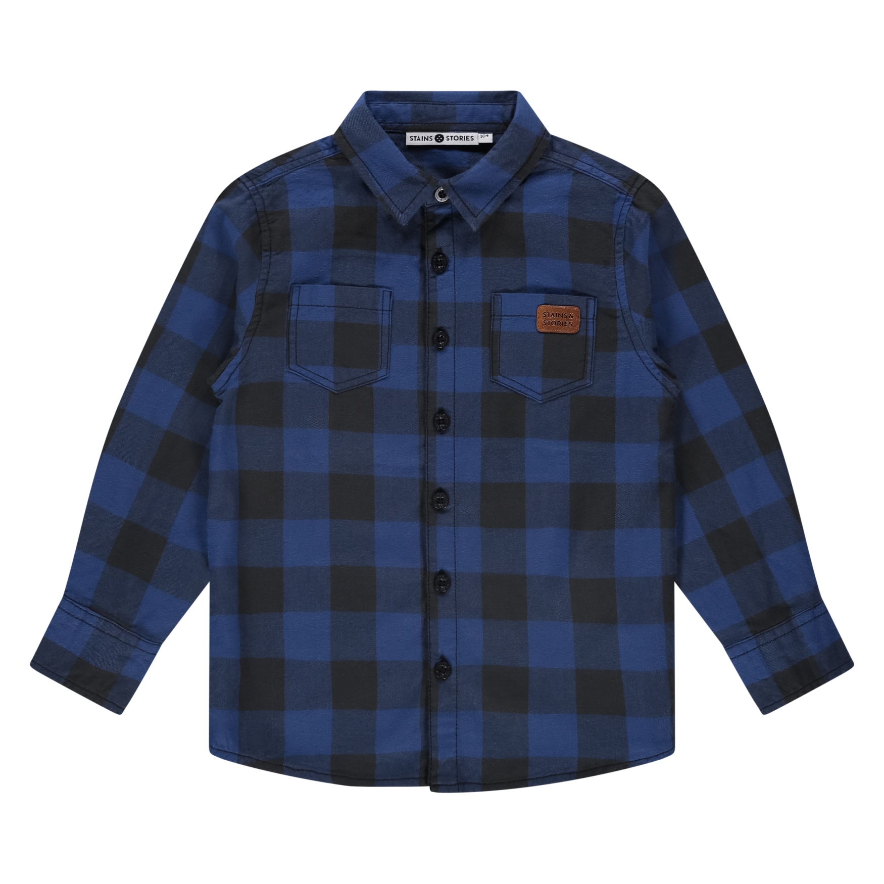 Chemise Garçon Blue Carreaux AW25 (Stains Stories)