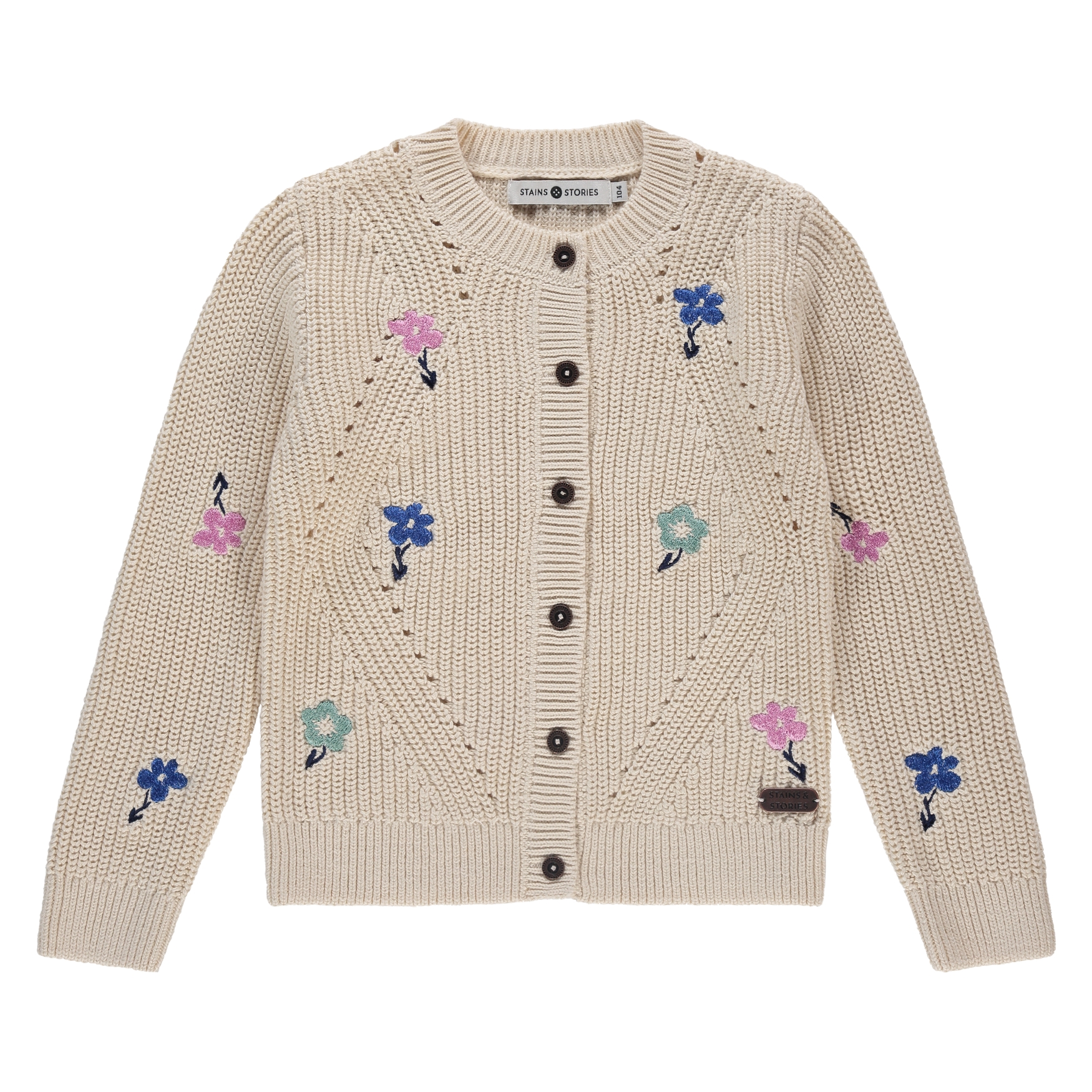 Cardigan Fille Cream AW25 (Stains Stories)